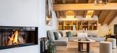 The duplex penthouse in Meribel