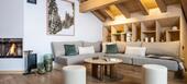 The duplex penthouse in Meribel