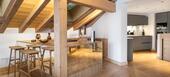 The duplex penthouse in Meribel