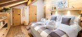 The duplex penthouse in Meribel
