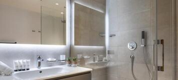 The duplex penthouse in Meribel