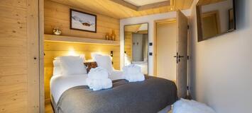 The duplex penthouse in Meribel
