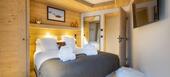 The duplex penthouse in Meribel