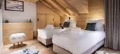 The duplex penthouse in Meribel