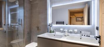 The duplex penthouse in Meribel