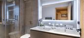 The duplex penthouse in Meribel