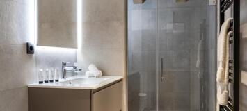 The duplex penthouse in Meribel