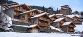 The duplex penthouse in Meribel