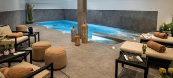 The duplex penthouse in Meribel