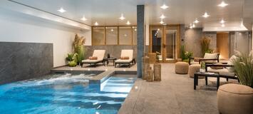The duplex penthouse in Meribel