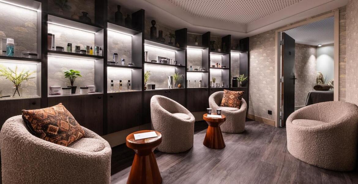 The duplex penthouse in Meribel