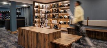 The duplex penthouse in Meribel