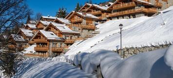 The duplex penthouse in Meribel