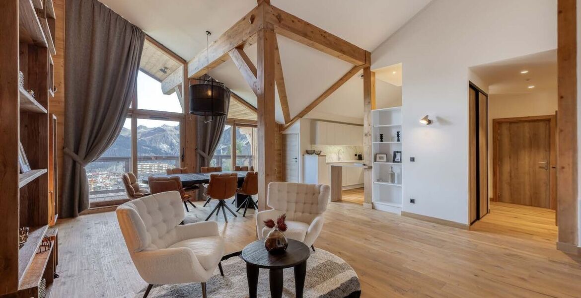 Elegant Apartment with Panoramic Views in Courchevel 1650