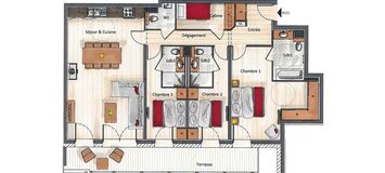 Apartment for rent in Les Gets