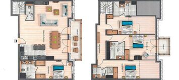 Penthouse for rent in Les Gets