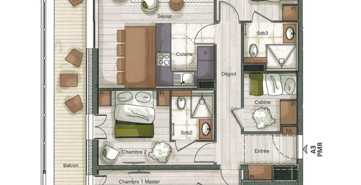 Apartment for rent in Les Gets