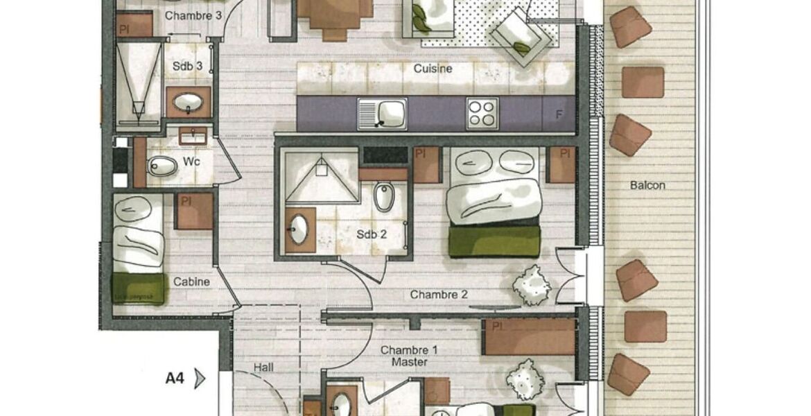 Apartment for rent in Les Gets