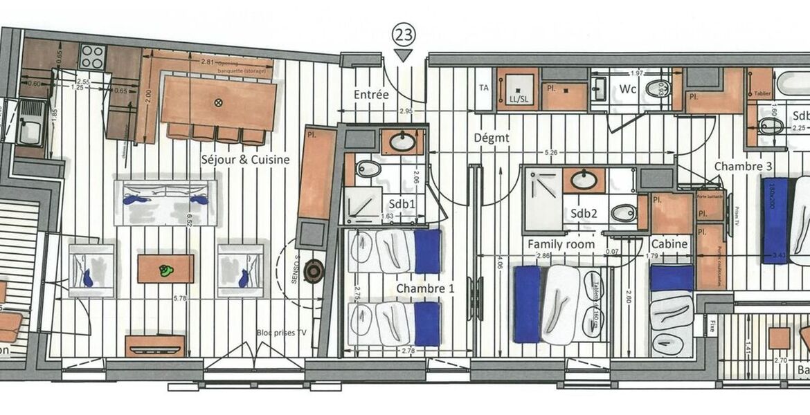 Apartment for rent in Les Gets