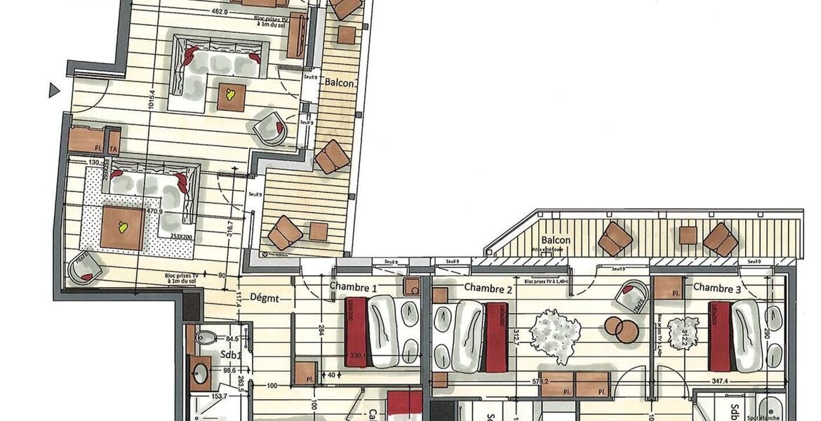 Apartment for rent in Les Gets