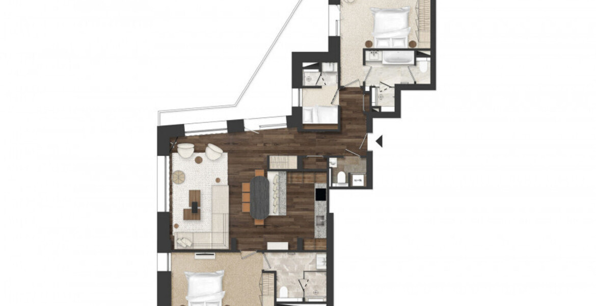 Apartment for rent in Courchevel 1850