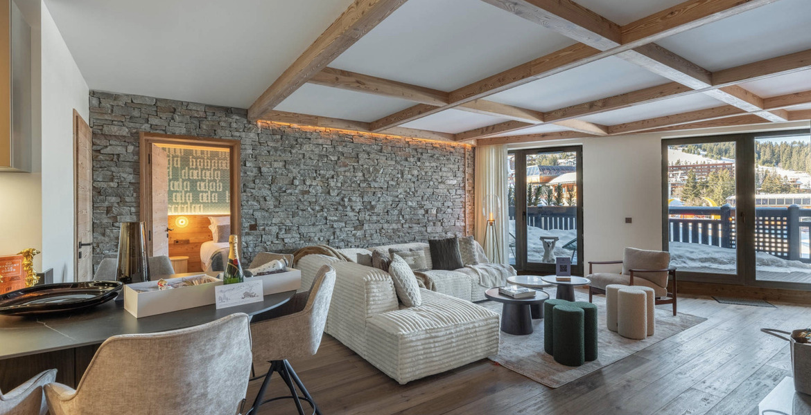 Апартаменты в аренду в Courchevel 1850 с выходом к склонам