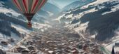 Hot Air Balloon Courchevel 1850