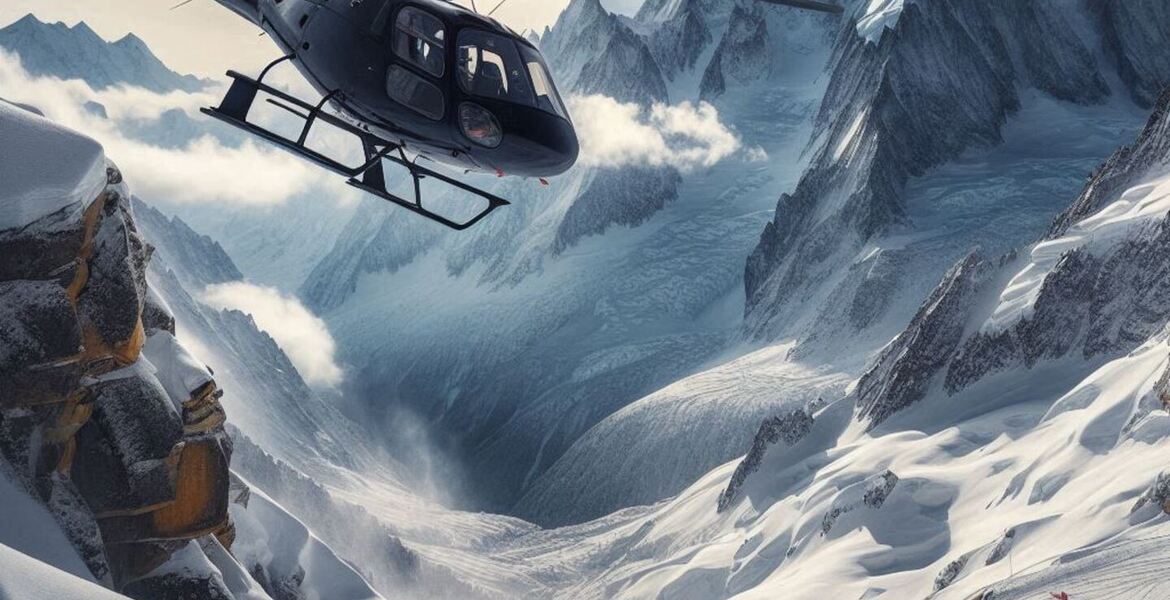 Heli-skiing Courchevel - Vallée de Susa