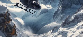 Heli-skiing Courchevel - Vallée de Susa