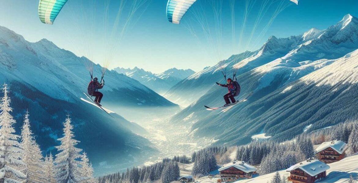 Paragliding in Courchevel 