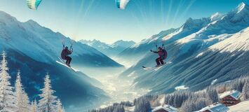 Paragliding in Courchevel 