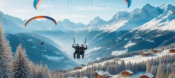 Paragliding in Courchevel 