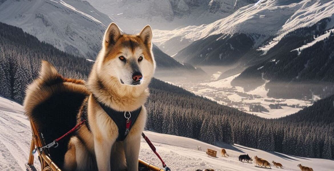 Dog Sledding Trip in Courchevel 1850